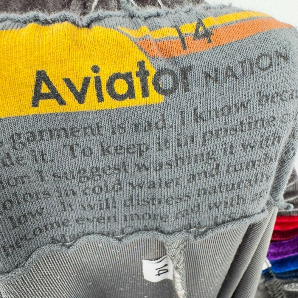Aviator Nation Velvet Sweatpants Size 14 B1685 - Picture 3 of 3